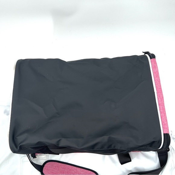 Petskd Pet Carrier, Pink & Black 17 x 13 x 9.5 Inches. Airline Approved - Picture 7 of 13